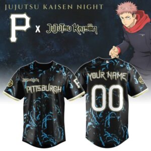 Pittsburgh Pirates MLB x Jujutsu Kaisen Night Jersey Limited Edition