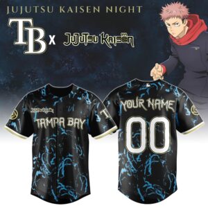 Tampa Bay Rays MLB x Jujutsu Kaisen Night Jersey Limited Edition