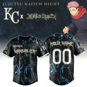 Kansas City Royals MLB x Jujutsu Kaisen Night Jersey Limited Edition