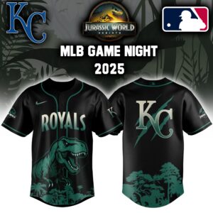 Kansas City Royals x Jurassic World Colab Jersey Editons Limited