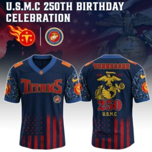 NFL x Tennessee Titans US USMC 250th Birthday Jersey Editions Limited
