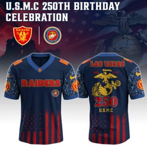 NFL x Las Vegas Raiders US USMC 250th Birthday Jersey Editions Limited