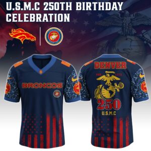 NFL x Denver Broncos US USMC 250th Birthday Jersey Editions Limited