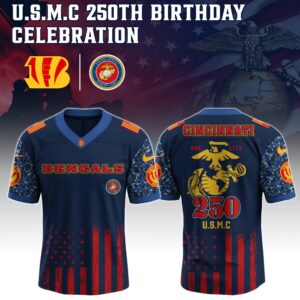 NFL x Cincinnati Bengals US USMC 250th Birthday Jersey Editions Limited