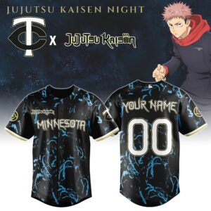 Minnesota Twins MLB x Jujutsu Kaisen Night Jersey Limited Edition