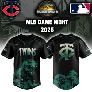 Minnesota Twins x Jurassic World Colab Editons Limited Jersey