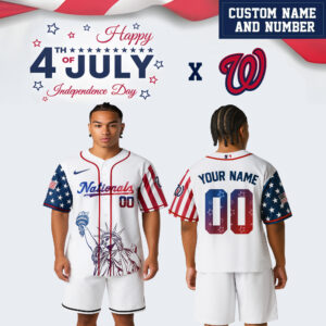 Washington Nationals x 4th Of July Day Jersey