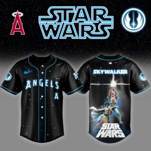 Los Angeles Angels x Stars Luke Skywalker Game Night Baseball Jersey Editions Limited