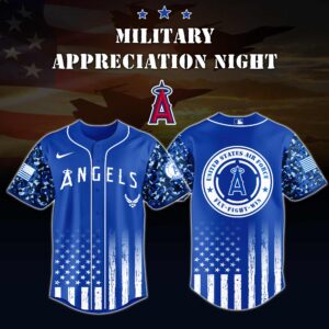 Los Angeles Angels MLB x Military Appreciation Night (Army, Navy, USAF, USMC, USCG) Jersey V2
