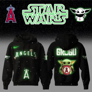 Los Angeles Angels x Stars Wars Baby Yoda Game Night Hoodie Editions Limited
