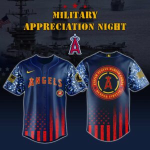 Los Angeles Angels MLB x Military Appreciation Night (Army, Navy, USAF, USMC, USCG) Jersey V3