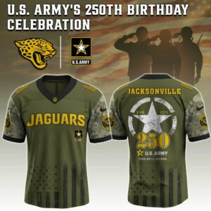 Jacksonville Jaguars NFL x 250 U.S. ARMY Jersey