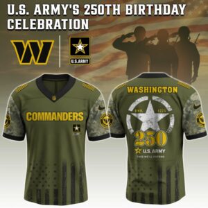 Washington Commanders NFL x 250 U.S. ARMY Jersey