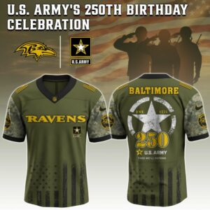 Baltimore Ravens NFL x 250 U.S. ARMY Jersey