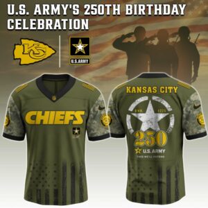 Kansas City Chiefs NFL x 250 U.S. ARMY Jersey