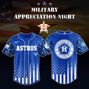 Houston Astros MLB x Navy Military Appreciation Night Jersey V1