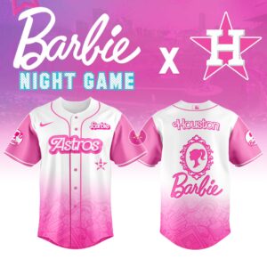 Houston Astros MLB x Barbie Night Game Limited Edition Jersey