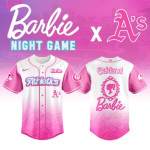 Oakland Athletics MLB x Barbie Night Game Jersey Limited Edition