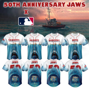 MLB x Jaws 50th Anniversary Official Collaboration Jersey