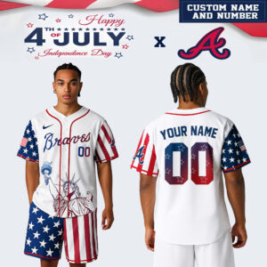 Atlanta Braves x 4th Of July Day Jersey