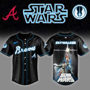 Atlanta Braves x Stars Wars Luke Skywalker Game Night Baseball Jersey Editions Limited