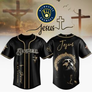 Milwaukee Brewers x Jesus Baseball Jersey