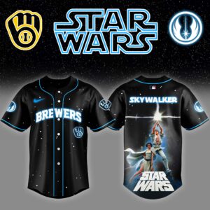 Milwaukee Brewers x Stars Wars Luke Skywalker Game Night Baseball Jersey Editions Limited