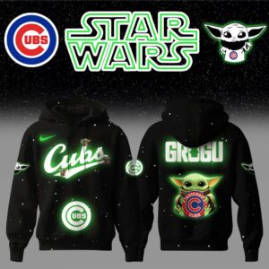 Chicago Cubs x Stars Wars Baby Yoda Game Night Hoodie Editions Limited