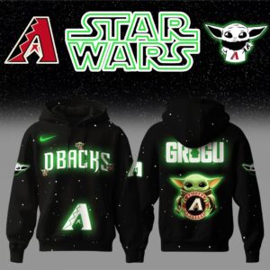 Arizona Diamondbacks x Stars Wars Baby Yoda Game Night Hoodie Editions Limited