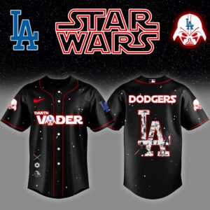 Los Angeles Dodgers x Stars Wars Darth Vader Night Baseball Jersey Editions Limited