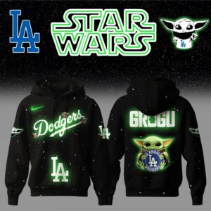 Los Angeles Dodgers x Stars Wars Baby Yoda Game Night Hoodie Editions Limited
