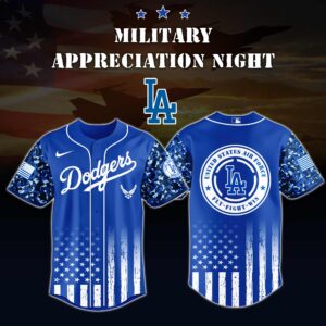 Los Angeles Dodgers x MLB x Army Military Appreciation Night Jersey V1