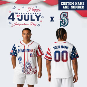 Seattle Mariners x 4th Of July Day Jersey