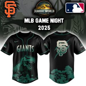 San Francisco Giants x Jurassic World Colab Editons Limited Jersey