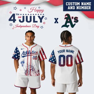 Oakland Athletics x 4th Of July Day Jersey