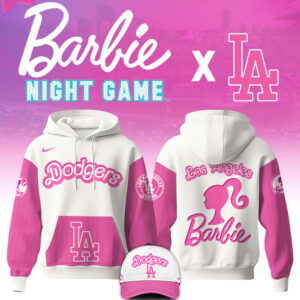 Los Angeles Dodgers MLB x Barbie Night Game Limited Edition Hoodie 2025