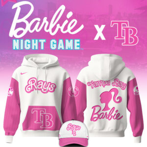Tampa Bay Rays MLB x Barbie Night Game Limited Edition Hoodie