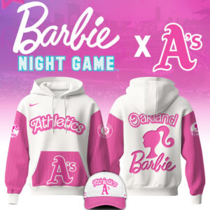 Oakland Athletics MLB x Barbie Night Game Limited Edition Hoodie