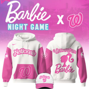 Washington Nationals MLB x Barbie Night Game Limited Edition Hoodie