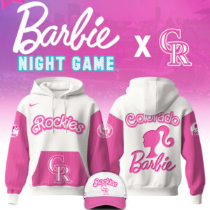 Colorado Rockies MLB x Barbie Night Game Limited Edition Hoodie 2025