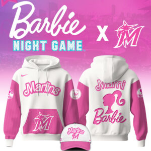 Miami Marlins MLB x Barbie Night Game Limited Edition Hoodie