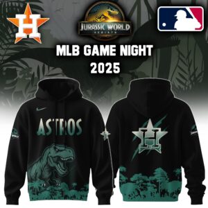 Houston Astros x Jurassic World Baseball Colab Editons Limited Hoodie