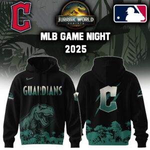 Cleveland Guardians x Jurassic World Colab Editons Limited Hoodie