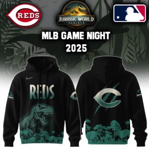 Cincinnati Reds x Jurassic World Colab Editons Limited Hoodie