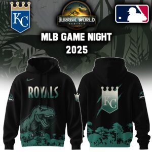 Kansas City Royals x Jurassic World Colab Hoodie Editons Limited