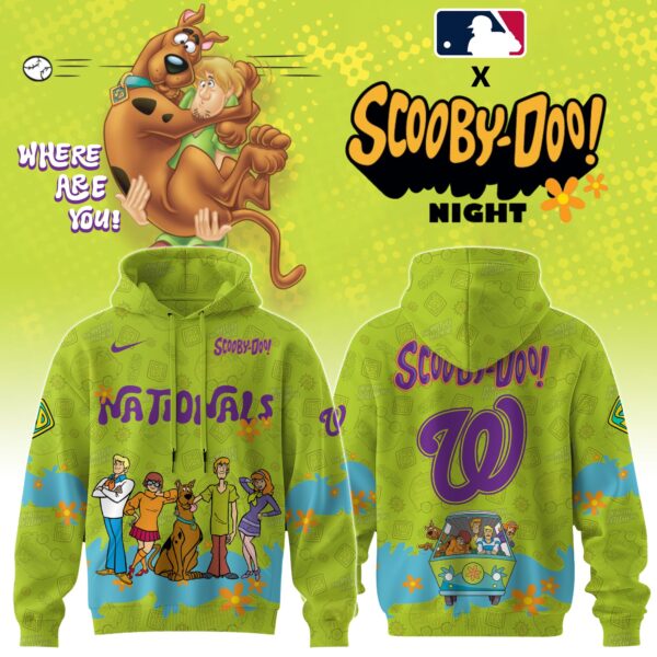 Washington Nationals MLB x Scooby Doo Hoodie Editions Limited