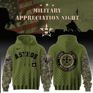 Houston Astros MLB x Navy Military Appreciation Night Hoodie Editions Limited