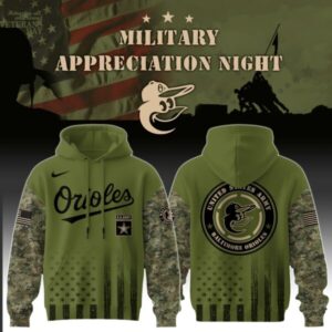 Baltimore Orioles MLB x Navy Military Appreciation Night Hoodie Editions Limited