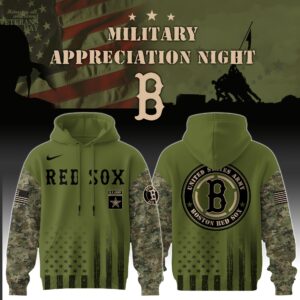 Boston Red Sox x MLB x Army Military Appreciation Night Hoodie Editions Limited