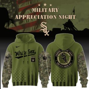 Chicago White Sox MLB x Military Appreciation Night (Army, Navy, USAF, USMC, USCG) Hoodie Editions Limited